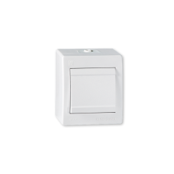 POWER Sklopka Jednopolna (za na zid) IP 44, bela - 251.00