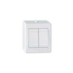 POWER Sklopka Serijska (za na zid) IP 44, bela - 252.00