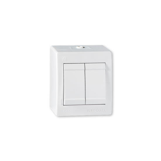 POWER Sklopka Serijska (za na zid) IP 44, bela - 252.00
