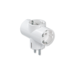 T Razvodnik sa 3 prikljucnice 16A/250V beli - 320.0