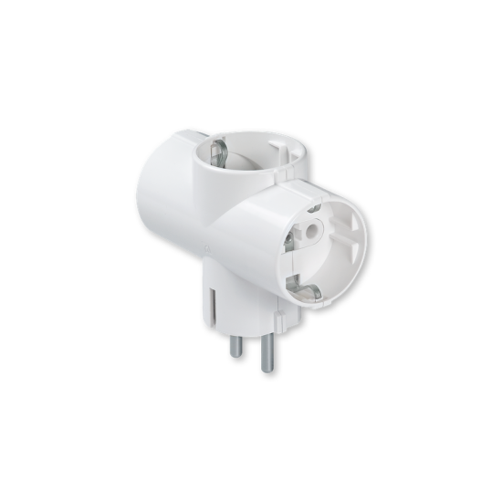 T Razvodnik sa 3 prikljucnice 16A/250V beli - 320.0