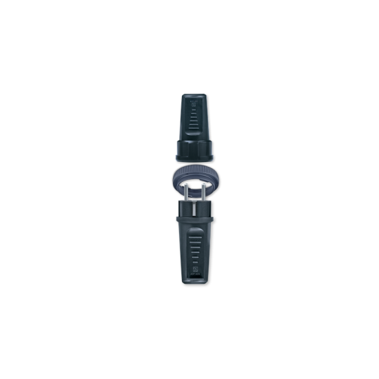 Set pribora za produzni kabal - utikac 304, crni / crni prsten - 4064.13