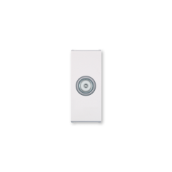 MODE Prikljucnica antenska TV za individualne sisteme IEC M 9,5mm/F 1M, bela – 6621.0