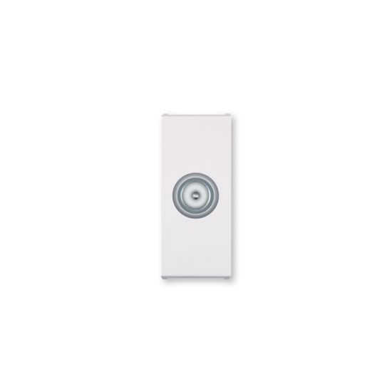 MODE Prikljucnica antenska TV za individualne sisteme IEC M 9,5mm/F 1M, bela – 6621.0