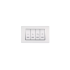 MODE Sklopka za kupatilo sa indikacijom 2x10+2x16A/250V - horiz. Bela - 66913.00