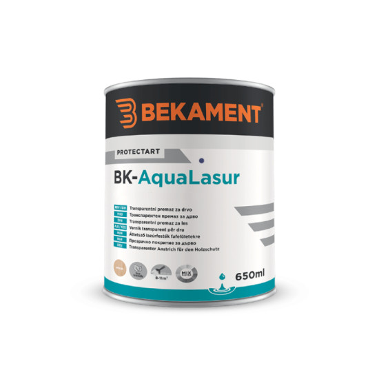 BK - Aqua Lasur 0.65 lit - Baza BK - Aqua Lasur 0.65 lit - Baza