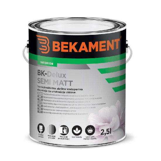 BK - Delux Semimatt 2.5 lit – beli BK - Delux Semimatt 2.5 lit – beli