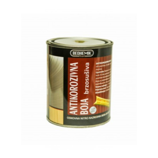 ANTIKOROZIVNA BOJA – brzosušiva – siva 0.25 kg ANTIKOROZIVNA BOJA – brzosušiva – siva 0.25 kg