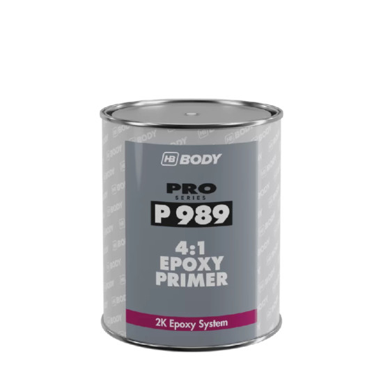 BODY 989 (4:1) EPOXY PRAJMER 1 lit - Sivi + Hardener 0.25 lit.