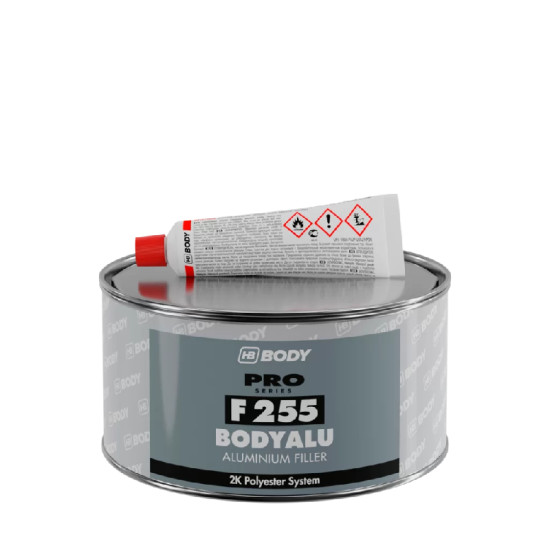 BODY F 255 BODY ALU 2K PES. kit 1 kg - srebrna