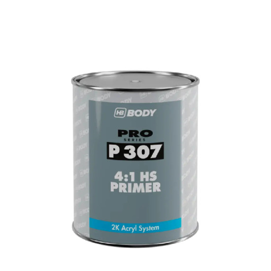BODY P 307 (4:1) HS PRIMER 1 lit - Sivi + Hardener 725 0.25 lit