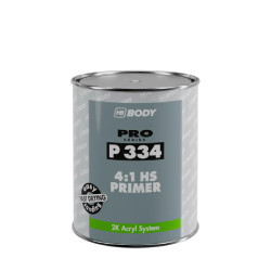 BODY P 334 (4:1) HS PRIMER 1 lit - Sivi + Hardener 725 0.25 lit.