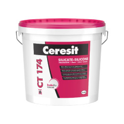CERESIT CT-174 silikatno-silikonski zagladeni malter  1,5mm 25 kg – baza    acb