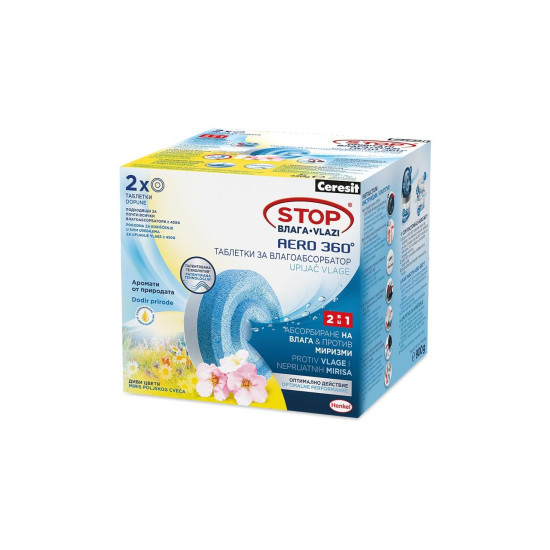 CERESIT stop vlažnosti AERO 360° DOPUNA Poljsko cveće (2x450 g) acc