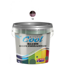 COOL Akrilna BOJA ZA BETON 1 kg – braon 12