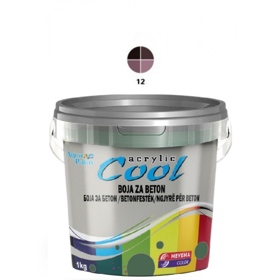 COOL Akrilna BOJA ZA BETON 1 kg – braon 12 COOL Akrilna BOJA ZA BETON 1 kg – braon 12