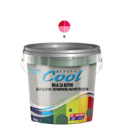 COOL Akrilna BOJA ZA BETON 1 kg – crvena 6