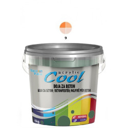 COOL Akrilna BOJA ZA BETON 1 kg – kajsija 9