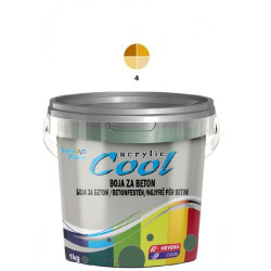 COOL Akrilna BOJA ZA BETON 1 kg – oker 4
