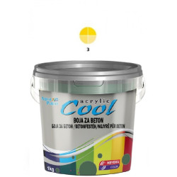 COOL Akrilna BOJA ZA BETON 1 kg – zlatno žuta 3