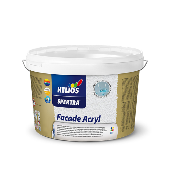 SPEKTRA Akrilna fasadna boja bela B1  2 lit
