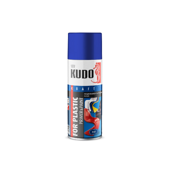 KUDO PRAJMER & BOJA ZA PLASTIKU 400 ml - Crna