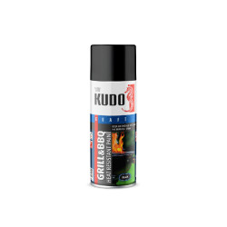 KUDO TERMOOTPORNA BOJA ZA ROŠTILJE 400 ml - Crna