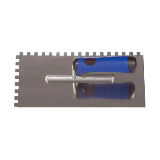 Gleterica nazubljena 10x10 mm rostfraj, gumena drška
