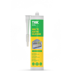TKK SEAL 300° C Acetic silicone 300 ml - Crveni