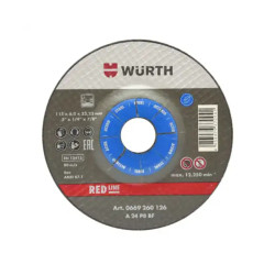 Brusna ploca za celik WUS (115 x 6 mm) - 0669171156