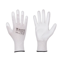Zaštitna rukavica White PU, vel. 10
