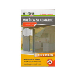Mrežica za komarce samolepljiva BELA - 130 cm x 150 cm - FMSBE1315