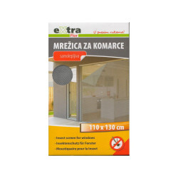 Mrežica za komarce samolepljiva SIVA - 110 cm x 130 cm - FMSSI1113