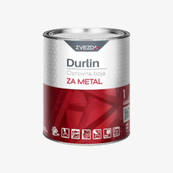 DURLIN Osnovna boja za metal – oksidno crvena  0.75 lit