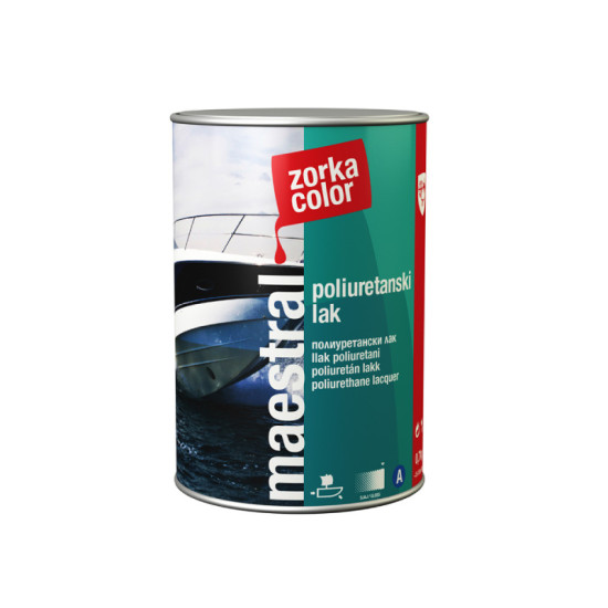MAESTRAL Poliuretanski lak, komponenta A – bela  0.7 kg