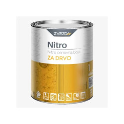 NITRO Nitro osnovna boja za drvo – bela  0.75 lit
