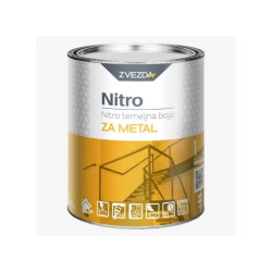 NITRO Nitro temeljna boja za metal – oksidno crvena  0.75 lit