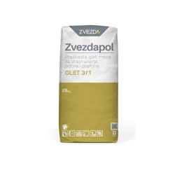 ZVEZDAPOL Praškasta glet masa GLET 3/1  25 kg